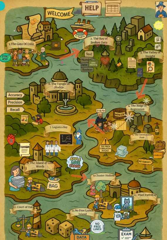 Interactive course map